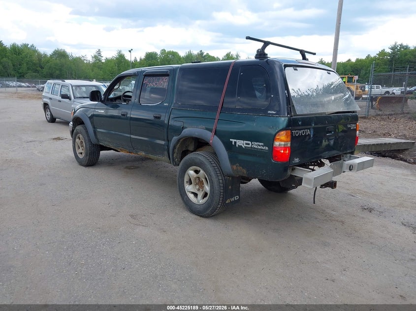 2002 Toyota Tacoma VIN 5TEHN72N12Z120222 IAAI salvage auction — NORMAL WEAR, Original (Maine), sold $1,150 on 2026-07-13 (photo 3)