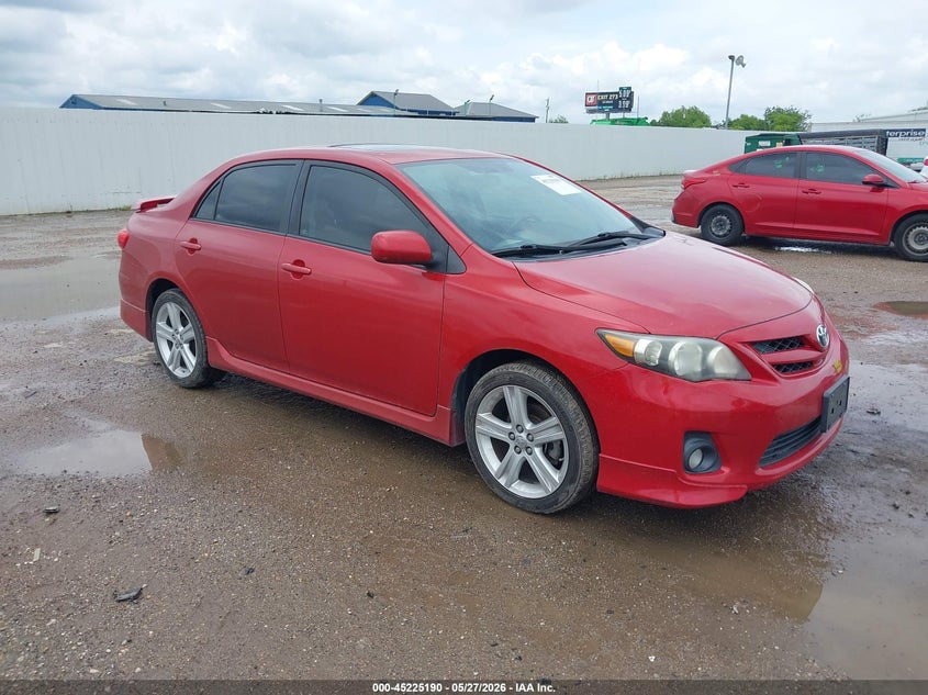 2013 Toyota Corolla VIN 5YFBU4EE2DP213102 IAAI salvage auction — HAIL, Original (Texas), sold $4,500 on 2026-07-15 (photo 1)