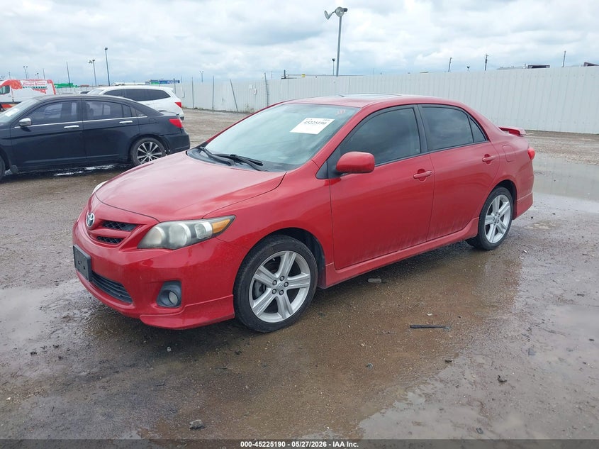 2013 Toyota Corolla VIN 5YFBU4EE2DP213102 IAAI salvage auction — HAIL, Original (Texas), sold $4,500 on 2026-07-15 (photo 2)