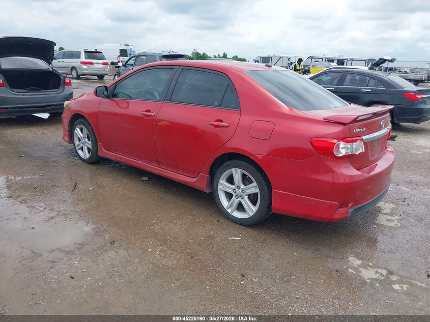 2013 Toyota Corolla VIN 5YFBU4EE2DP213102 IAAI salvage auction — HAIL, Original (Texas), sold $4,500 on 2026-07-15 (photo 3)