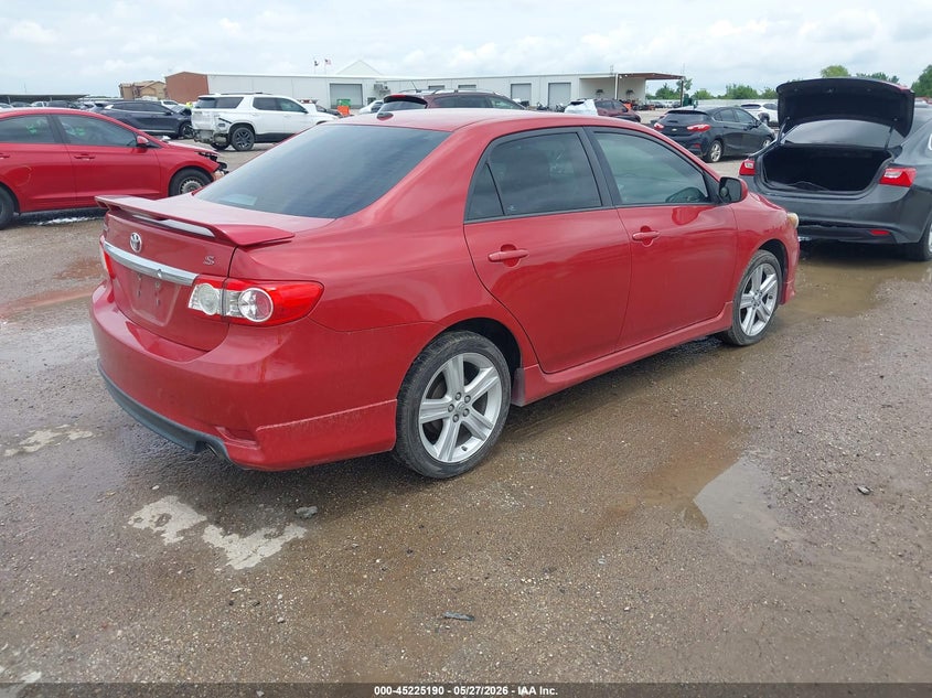 2013 Toyota Corolla VIN 5YFBU4EE2DP213102 IAAI salvage auction — HAIL, Original (Texas), sold $4,500 on 2026-07-15 (photo 4)