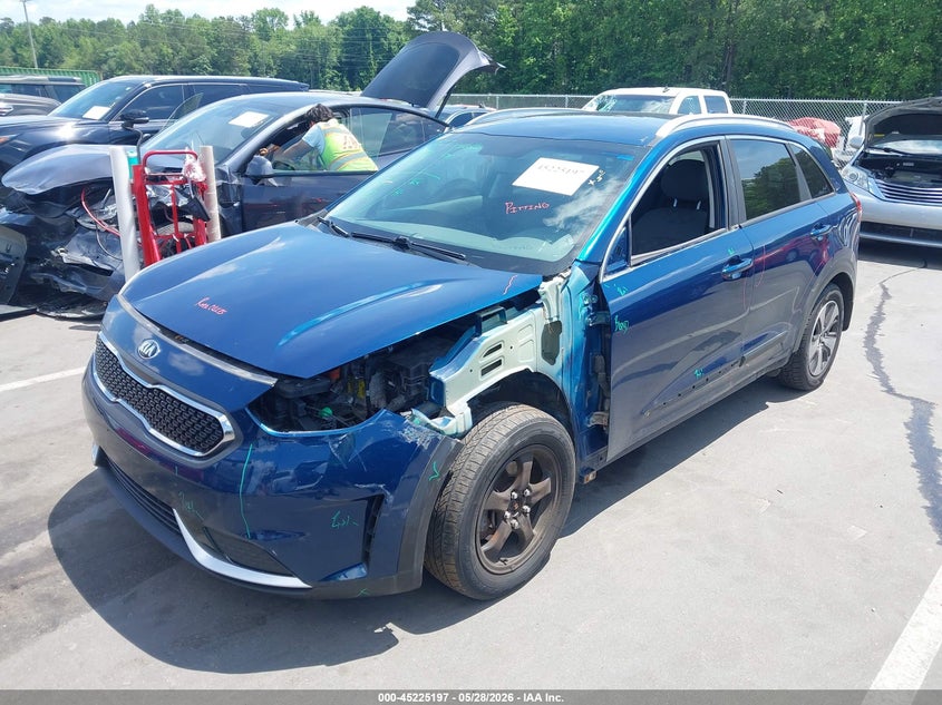 2017 Kia Niro VIN KNDCB3LC3H5080441 IAAI salvage auction — LEFT FRONT, Salvage Title, sold $25 on 2026-07-22 (photo 2)