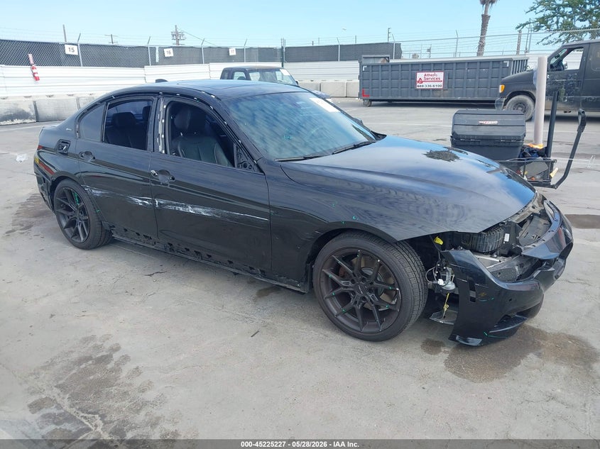 2017 BMW 3er VIN WBA8E1C55HK480048 IAAI salvage auction — FRONT END, Salvage (California), sold $4,900 on 2026-08-12 (photo 1)