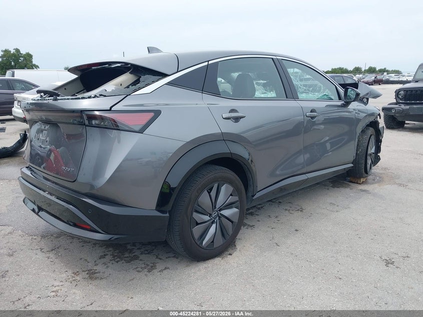2023 Nissan Ariya VIN JN1BF0BA6PM410756 IAAI salvage auction — FRONT & REAR, Salvage Title, sold $2,000 on 2026-07-23 (photo 4)