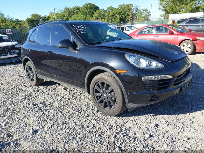 2012 Porsche Cayenne VIN WP1AA2A28CLA04649 IAAI salvage auction — LEFT FRONT, Wait Title, sold $2,250 on 2026-09-05 (photo 1)