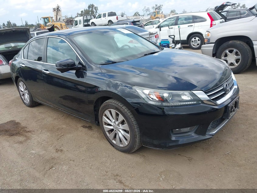 2014 Honda Accord VIN 1HGCR2F88EA295315 IAAI salvage auction — REAR END, Salvage Title, sold $2,150 on 2026-07-22 (photo 1)