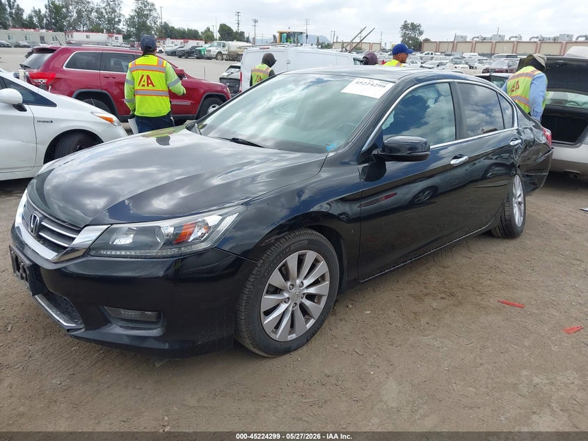 2014 Honda Accord VIN 1HGCR2F88EA295315 IAAI salvage auction — REAR END, Salvage Title, sold $2,150 on 2026-07-22 (photo 2)