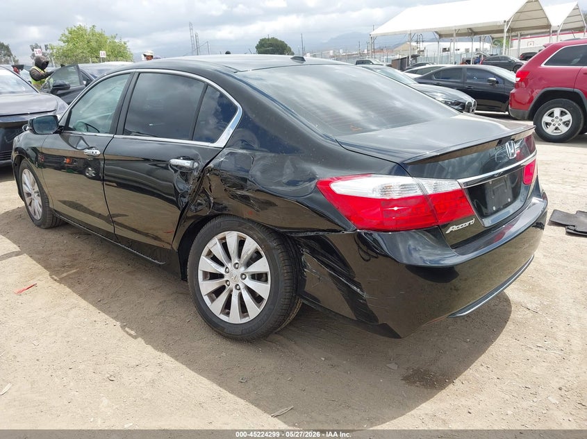 2014 Honda Accord VIN 1HGCR2F88EA295315 IAAI salvage auction — REAR END, Salvage Title, sold $2,150 on 2026-07-22 (photo 3)
