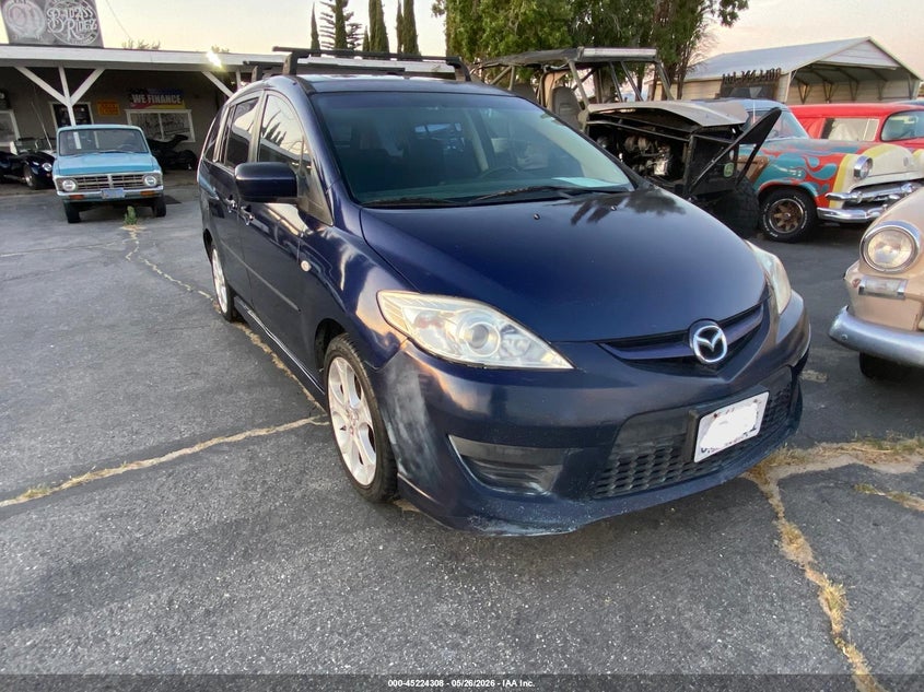 2008 Mazda 5 VIN JM1CR29L980306816 IAAI salvage auction — NORMAL WEAR, Clear - Dealer Only (California), sold $1,700 on 2026-08-27 (photo 1)