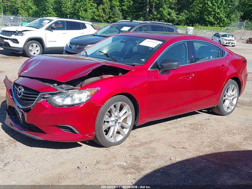 2017 Mazda 6 VIN JM1GL1V59H1146886 IAAI salvage auction — FRONT END, Salvage (Massachusetts), sold $650 on 2026-07-31 (photo 2)