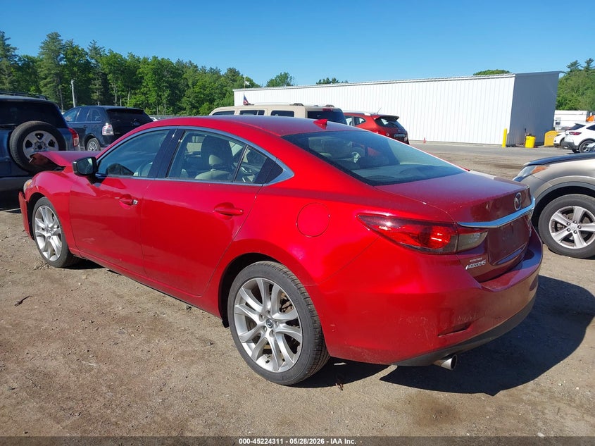 2017 Mazda 6 VIN JM1GL1V59H1146886 IAAI salvage auction — FRONT END, Salvage (Massachusetts), sold $650 on 2026-07-31 (photo 3)