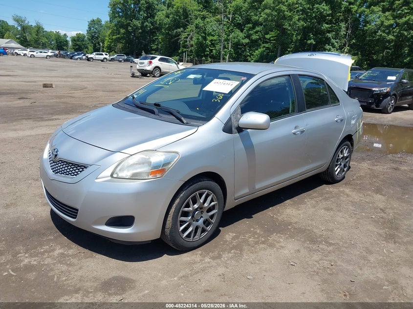 2012 Toyota Yaris VIN JTDBT4K38CL010857 IAAI salvage auction — REAR END, Salvage Title, sold $1,450 on 2026-07-09 (photo 2)