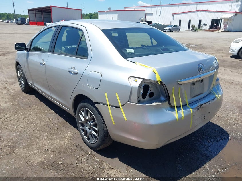 2012 Toyota Yaris VIN JTDBT4K38CL010857 IAAI salvage auction — REAR END, Salvage Title, sold $1,450 on 2026-07-09 (photo 3)
