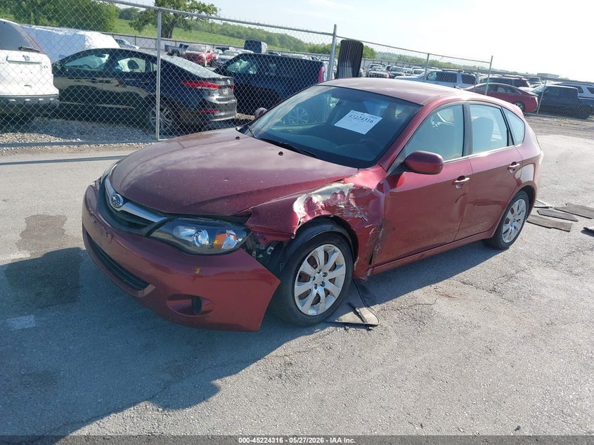 2011 Subaru Impreza VIN JF1GH6A68BH803890 IAAI salvage auction — LEFT FRONT, Salvage (Iowa), sold $500 on 2026-07-07 (photo 2)
