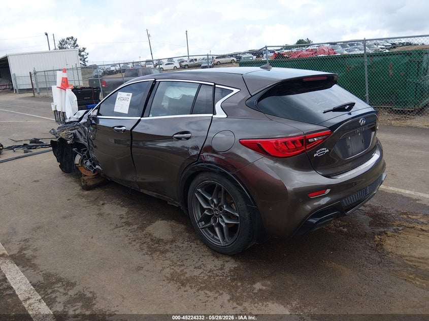 2017 Infiniti Qx30 VIN SJKCH5CP5HA019626 IAAI salvage auction — LEFT FRONT, Salvage (Tennessee), sold $1,225 on 2026-07-16 (photo 3)