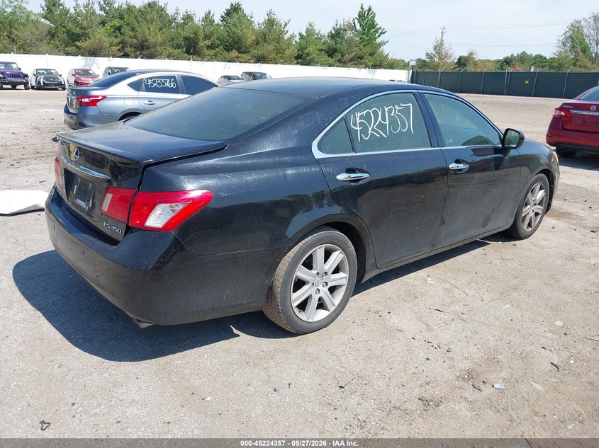 2007 Lexus ES VIN JTHBJ46G172136667 IAAI salvage auction — INTERIOR BURN, Salvage (Indiana), sold $825 on 2026-07-07 (photo 4)
