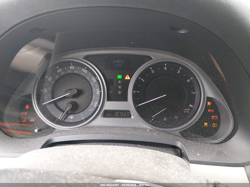 2006 Lexus Is 350 VIN JTHBE262865000479 IAAI salvage auction — NORMAL WEAR, Clear (South Carolina), sold $375 on 2026-07-14 (photo 7)