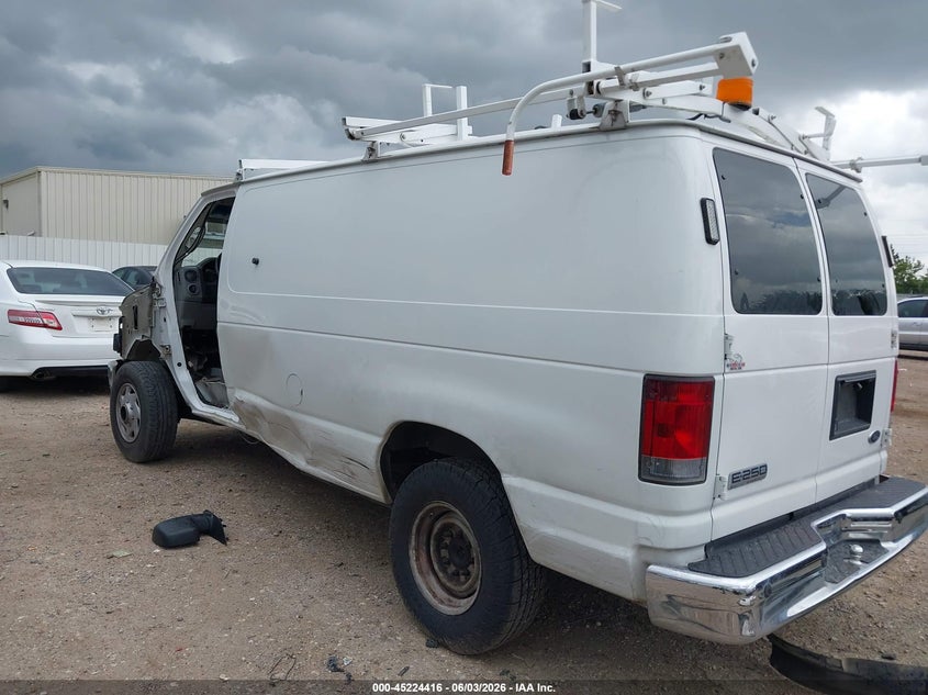 2013 Ford Econoline VIN 1FTNE2EL7DDA49765 IAAI salvage auction — LEFT SIDE, Salvage Title, sold $2,725 on 2026-07-09 (photo 3)