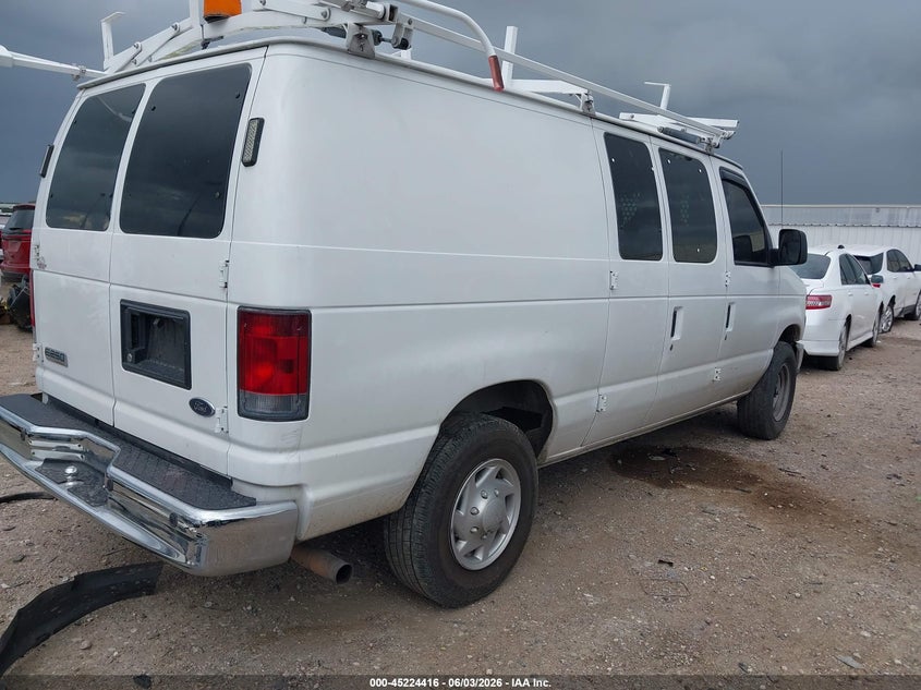 2013 Ford Econoline VIN 1FTNE2EL7DDA49765 IAAI salvage auction — LEFT SIDE, Salvage Title, sold $2,725 on 2026-07-09 (photo 4)