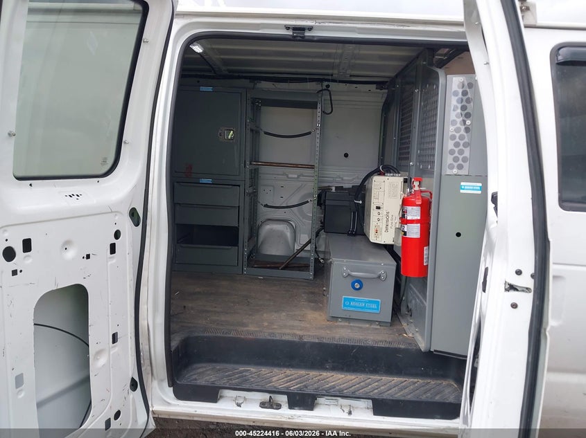 2013 Ford Econoline VIN 1FTNE2EL7DDA49765 IAAI salvage auction — LEFT SIDE, Salvage Title, sold $2,725 on 2026-07-09 (photo 8)