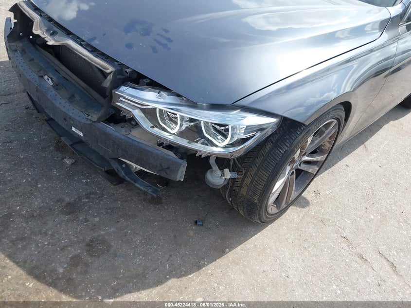 2017 BMW 3er VIN WBA8B9C34HK886019 IAAI salvage auction — FRONT END, Salvage Title, sold $3,150 on 2026-08-05 (photo 6)