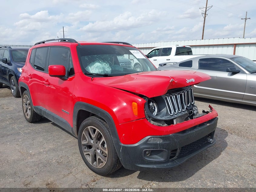 2018 Jeep Renegade VIN ZACCJABB2JPG90800 IAAI salvage auction — LEFT FRONT, Salvage Title, sold $775 on 2026-07-14 (photo 1)