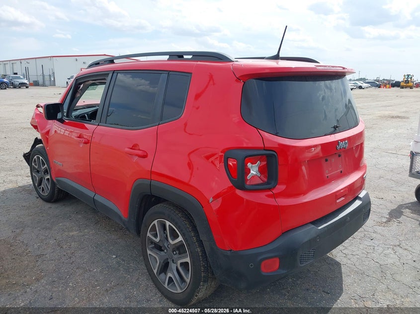 2018 Jeep Renegade VIN ZACCJABB2JPG90800 IAAI salvage auction — LEFT FRONT, Salvage Title, sold $775 on 2026-07-14 (photo 3)