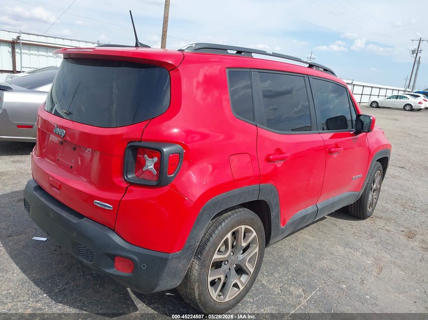2018 Jeep Renegade VIN ZACCJABB2JPG90800 IAAI salvage auction — LEFT FRONT, Salvage Title, sold $775 on 2026-07-14 (photo 4)