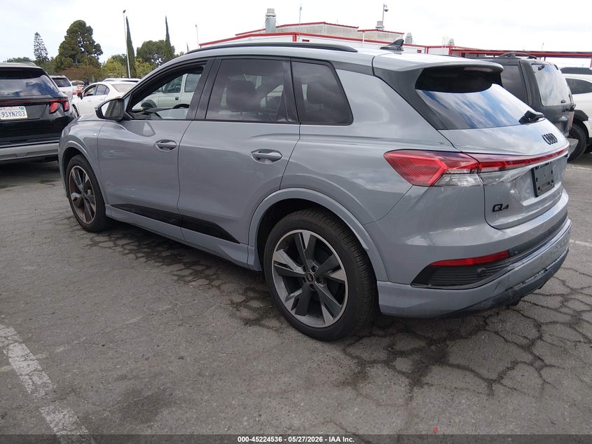 2025 Audi Q4 e-tron VIN WA1KUBFZ3SP053455 IAAI salvage auction — REAR END, Salvage Title, sold $21,850 on 2026-07-13 (photo 3)