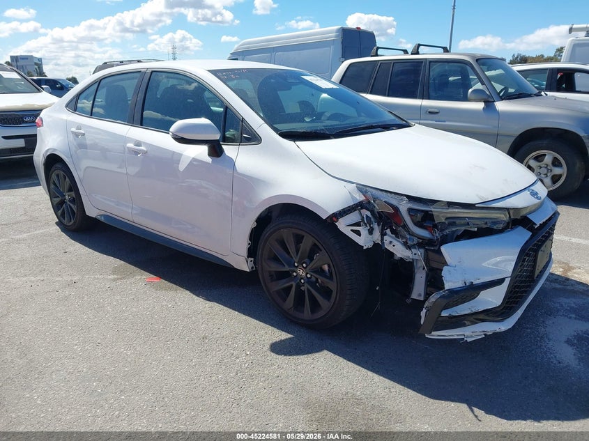 2025 Toyota Corolla VIN 5YFS4MCE5SP231013 IAAI salvage auction — FRONT END, Salvage Title, sold $8,400 on 2026-07-30 (photo 1)