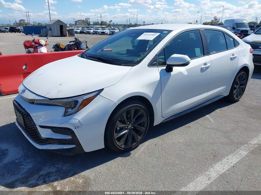 2025 Toyota Corolla VIN 5YFS4MCE5SP231013 IAAI salvage auction — FRONT END, Salvage Title, sold $8,400 on 2026-07-30 (photo 2)