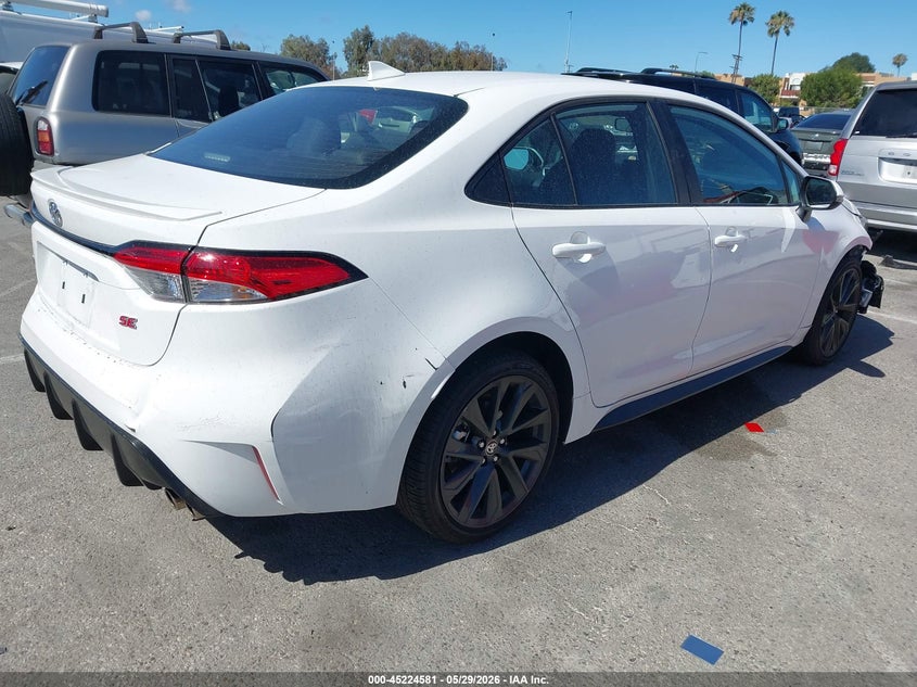 2025 Toyota Corolla VIN 5YFS4MCE5SP231013 IAAI salvage auction — FRONT END, Salvage Title, sold $8,400 on 2026-07-30 (photo 4)