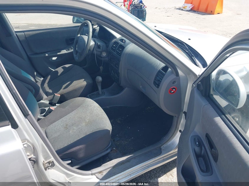 2005 Hyundai Accent VIN KMHCG45C15U636859 IAAI salvage auction — RIGHT SIDE, Clear (Indiana), sold $225 on 2026-07-09 (photo 5)