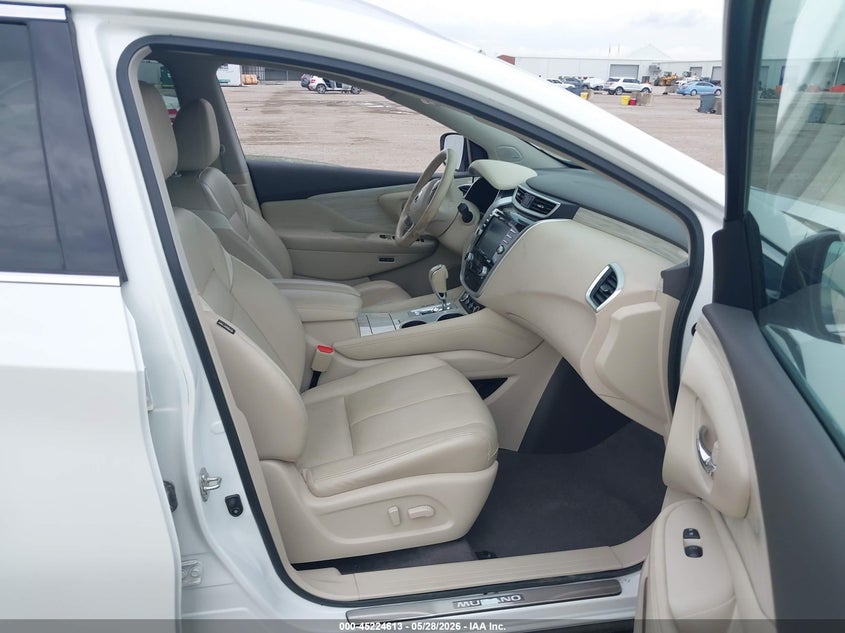 2017 Nissan Murano VIN 5N1AZ2MG2HN111091 IAAI salvage auction — RIGHT FRONT, Original (Texas), sold $4,750 on 2026-07-05 (photo 5)