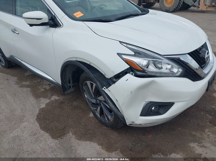 2017 Nissan Murano VIN 5N1AZ2MG2HN111091 IAAI salvage auction — RIGHT FRONT, Original (Texas), sold $4,750 on 2026-07-05 (photo 6)