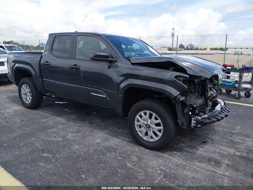 2026 Toyota Tacoma VIN 3TYKB5FNXTT035881 IAAI salvage auction — FRONT END, Rebuildable (Florida), sold $14,400 on 2026-07-16 (photo 1)