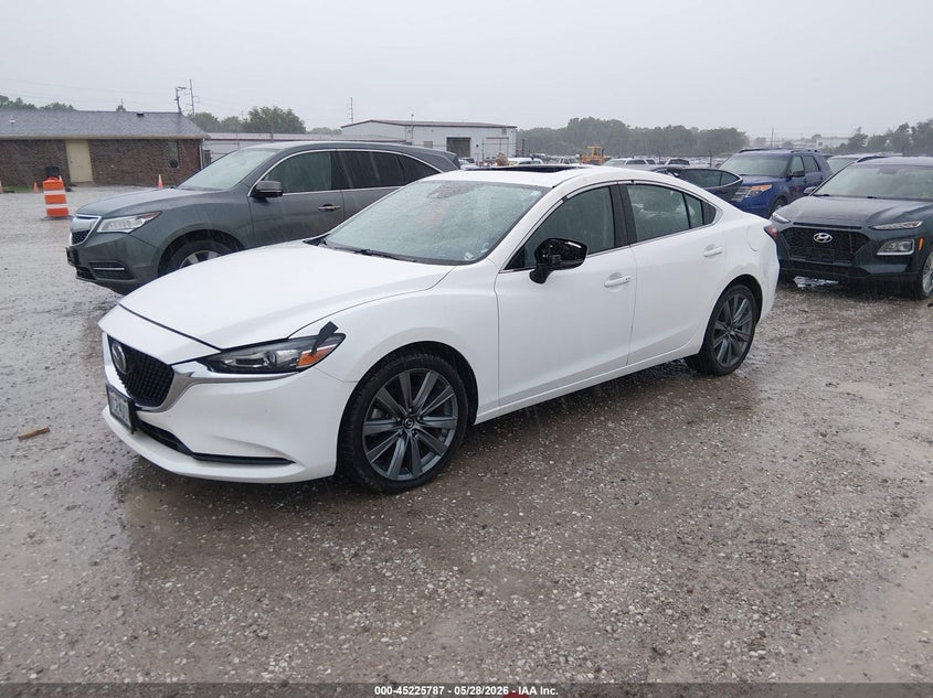 2019 Mazda 6 VIN JM1GL1TY9K1502130 IAAI salvage auction — HAIL, Salvage Title, sold $6,500 on 2026-07-06 (photo 2)