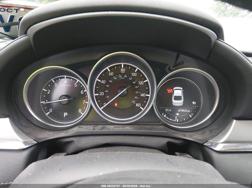 2019 Mazda 6 VIN JM1GL1TY9K1502130 IAAI salvage auction — HAIL, Salvage Title, sold $6,500 on 2026-07-06 (photo 7)