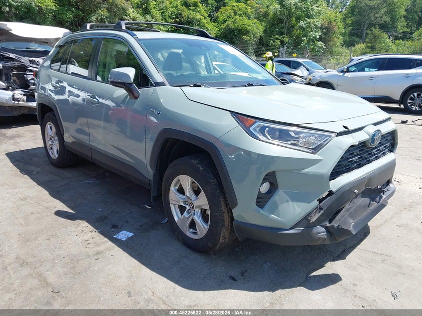 2021 Toyota Rav 4 VIN JTMRWRFV1MD125648 IAAI salvage auction — SIDE, Salvage (Pennsylvania), sold $8,900 on 2026-08-02 (photo 1)