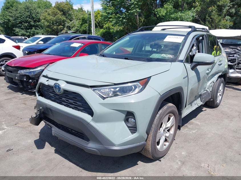 2021 Toyota Rav 4 VIN JTMRWRFV1MD125648 IAAI salvage auction — SIDE, Salvage (Pennsylvania), sold $8,900 on 2026-08-02 (photo 2)