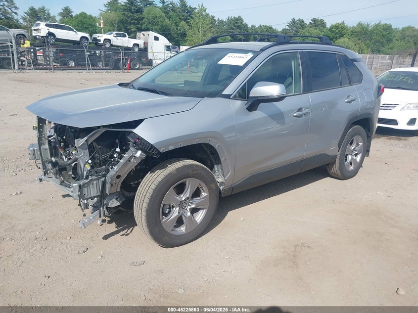 2025 Toyota Rav 4 VIN JTMRWRFV9SJ081980 IAAI salvage auction — FRONT END, Salvage (Massachusetts), sold $14,000 on 2026-07-24 (photo 2)