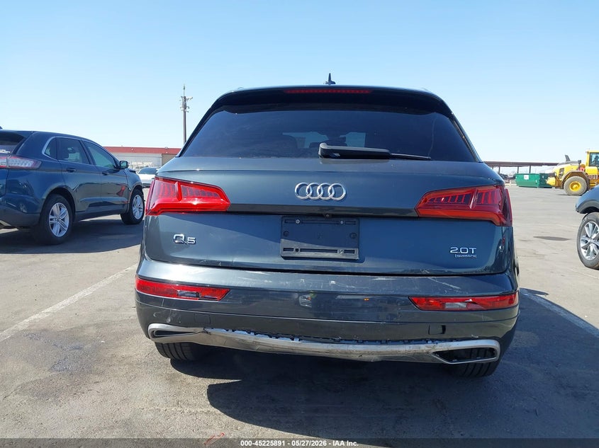 2018 Audi Q5 VIN WA1ANAFY8J2042747 IAAI salvage auction — REAR END, Salvage (Arizona), sold $5,500 on 2026-07-28 (photo 6)