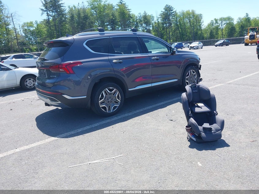 2022 Hyundai Santa fe VIN KM8S5DA11NU059529 IAAI salvage auction — RIGHT SIDE, Salvage Title, sold $14,725 on 2026-07-09 (photo 4)