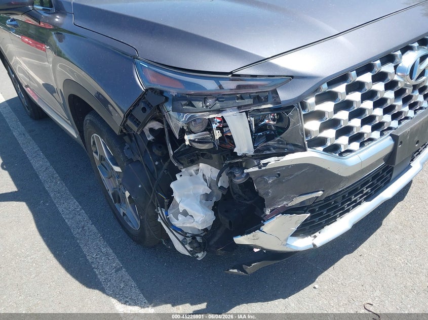 2022 Hyundai Santa fe VIN KM8S5DA11NU059529 IAAI salvage auction — RIGHT SIDE, Salvage Title, sold $14,725 on 2026-07-09 (photo 6)