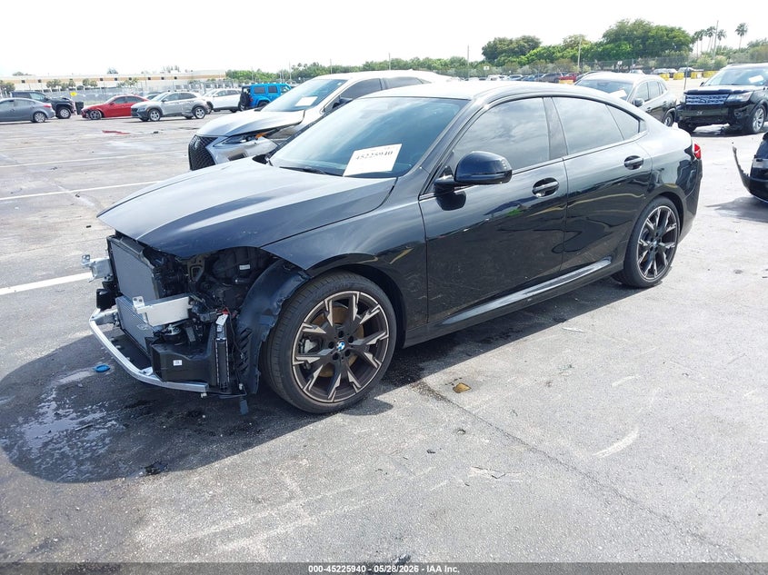 2026 BMW 2er VIN WBA83GG04T7U16084 IAAI salvage auction — FRONT END, Certificate Of Destruction (Florida), sold $10,400 on 2026-07-30 (photo 2)
