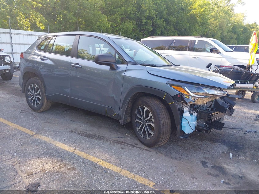 2025 Toyota Corolla cross VIN 7MUFBABG9SV068940 IAAI salvage auction — FRONT END, Clear (Michigan), sold $9,550 on 2026-07-13 (photo 1)