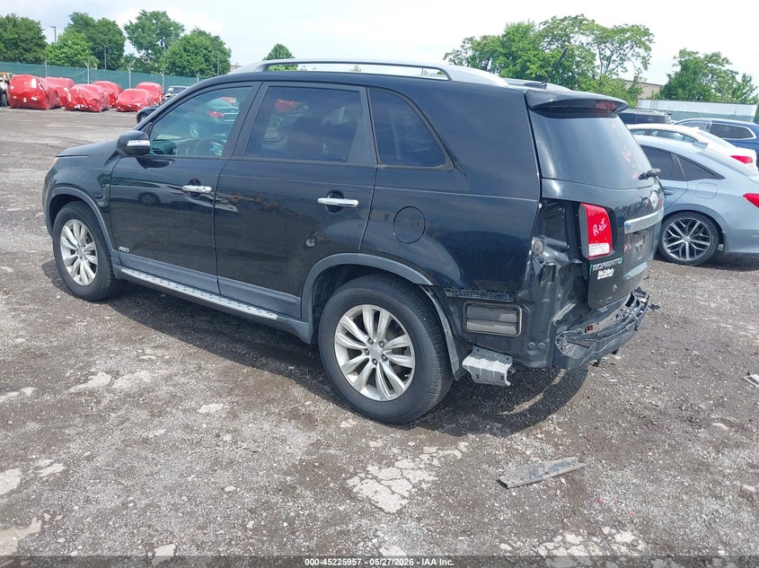 2011 Kia Sorento VIN 5XYKUDA22BG161399 IAAI salvage auction — REAR END, Salvage (Pennsylvania), sold $1,750 on 2026-07-07 (photo 3)