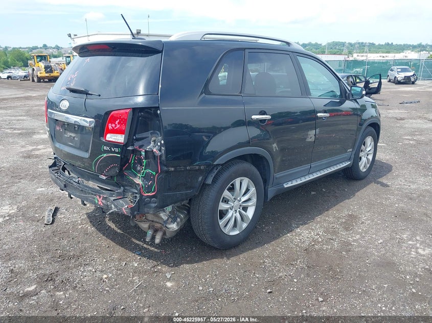 2011 Kia Sorento VIN 5XYKUDA22BG161399 IAAI salvage auction — REAR END, Salvage (Pennsylvania), sold $1,750 on 2026-07-07 (photo 4)