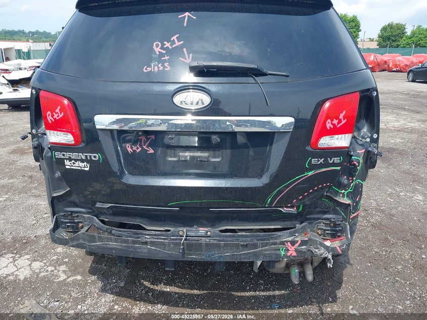 2011 Kia Sorento VIN 5XYKUDA22BG161399 IAAI salvage auction — REAR END, Salvage (Pennsylvania), sold $1,750 on 2026-07-07 (photo 6)