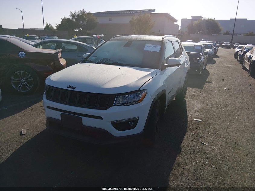 2019 Jeep Compass VIN 3C4NJCBB9KT707008 IAAI salvage auction — RIGHT FRONT, Salvage Title, sold $2,350 on 2026-07-10 (photo 2)